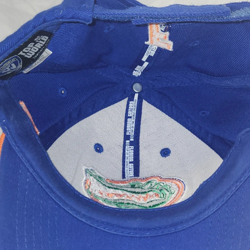 Florida Gators Top‎ of the World Baseball Cap Orange Blue Embroidered 